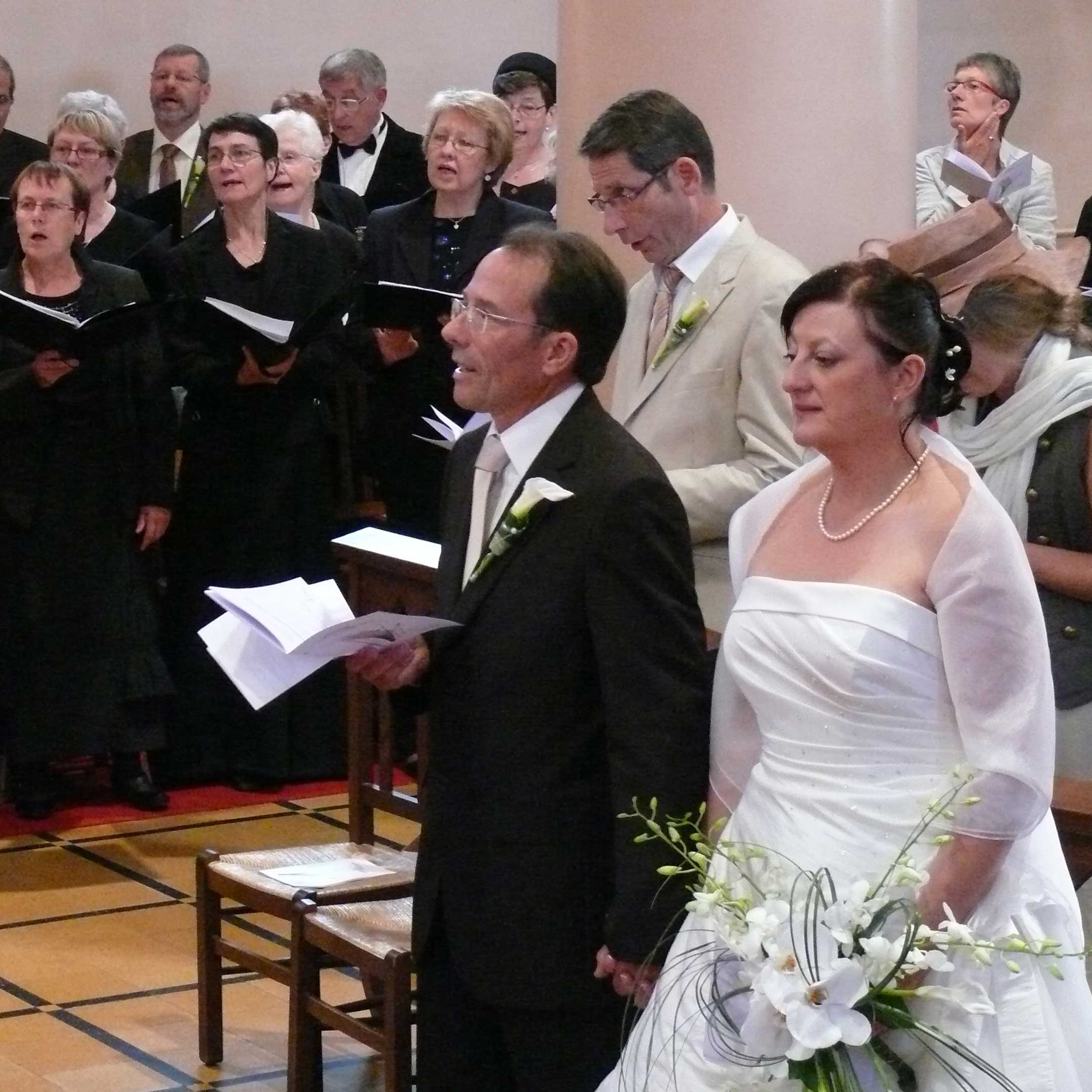 photo animation messe de mariage chorale choeur et passion